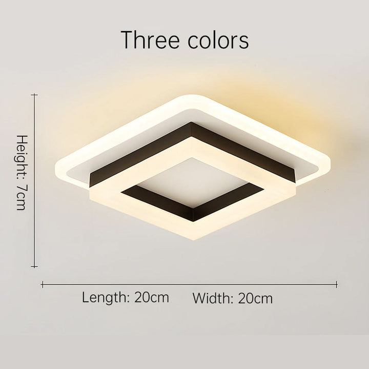 Square LED Ceiling Light for Modern Homes