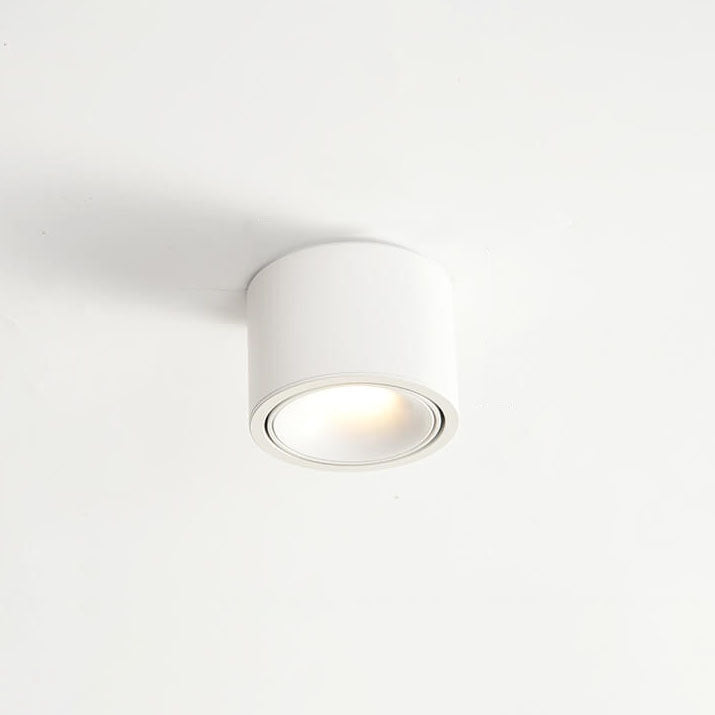 Flush Mount Ceiling Light Aluminum 3.7 in Small 12W Modern Hallway Bedroom Living Room LED Fixture | Kalsten