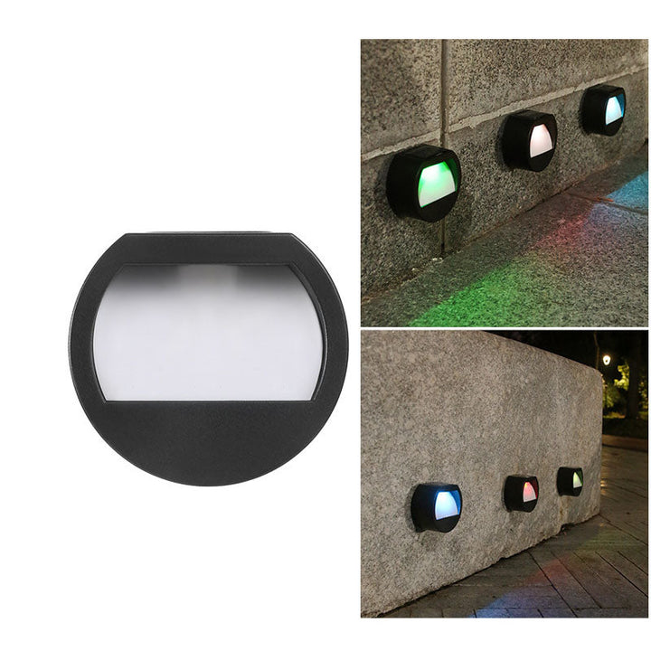 Outdoor Solar Round Square LED Waterproof Patio Step Light | Kalsten