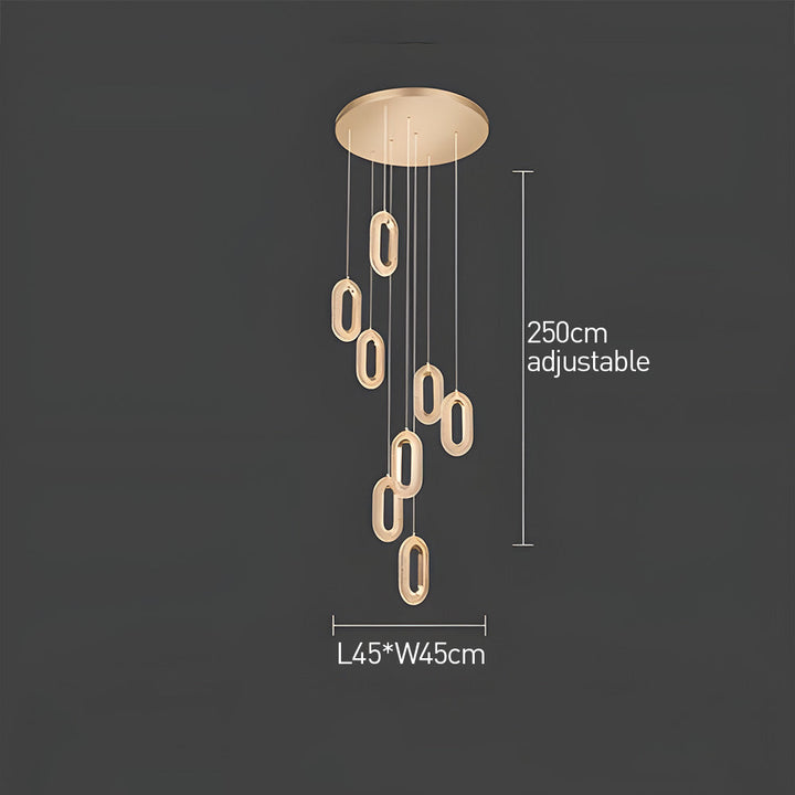 Nordic Modern Zinc Alloy LED Pendant Light For Living Room | Kalsten