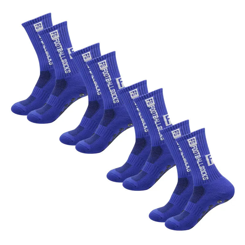 Skanto | 4 Pairs Football Socks Sports Grip Rubber Sole Socks