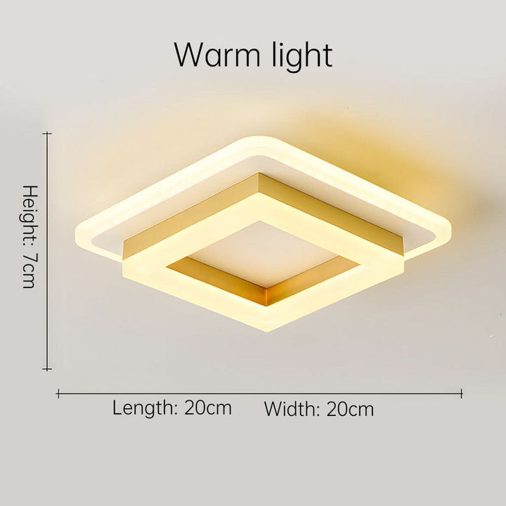 Square LED Ceiling Light for Modern Homes