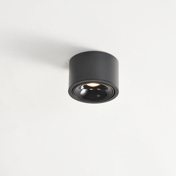 Flush Mount Ceiling Light Aluminum 3.7 in Small 12W Modern Hallway Bedroom Living Room LED Fixture | Kalsten