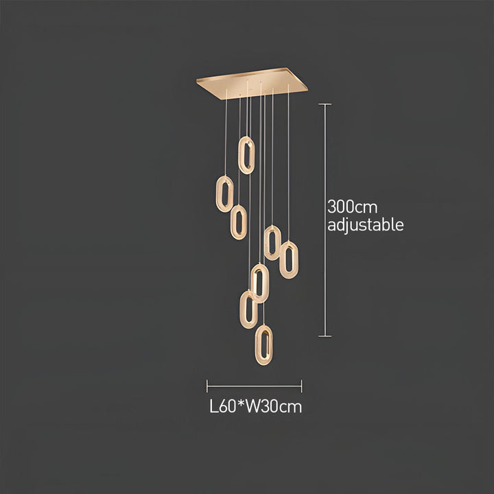 Nordic Modern Zinc Alloy LED Pendant Light For Living Room | Kalsten