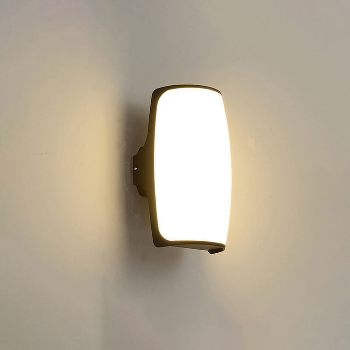 Modern Creative Geometry Aluminum Outdoor Waterproof LED Wall Sconce Lamp | Kalsten