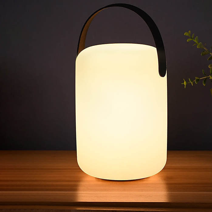 Modern Simplicity Plastic Round Square Hand LED Table Lamp For Outdoor Patio | Kalsten