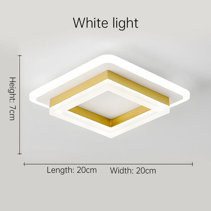 Square LED Ceiling Light for Modern Homes