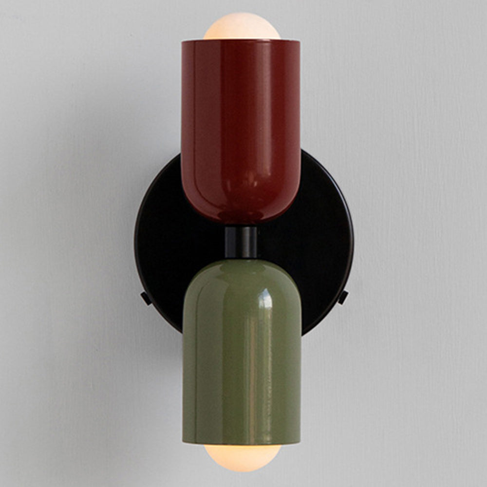 Modern Double Glass Wall Lamp Kalsten