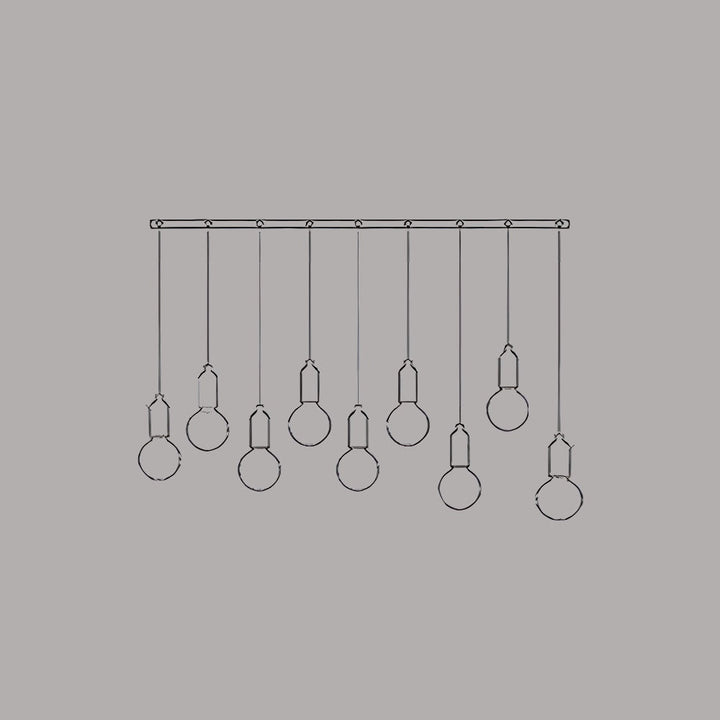 Modern LED Glass Pendant Lights For Living Room | Kalsten