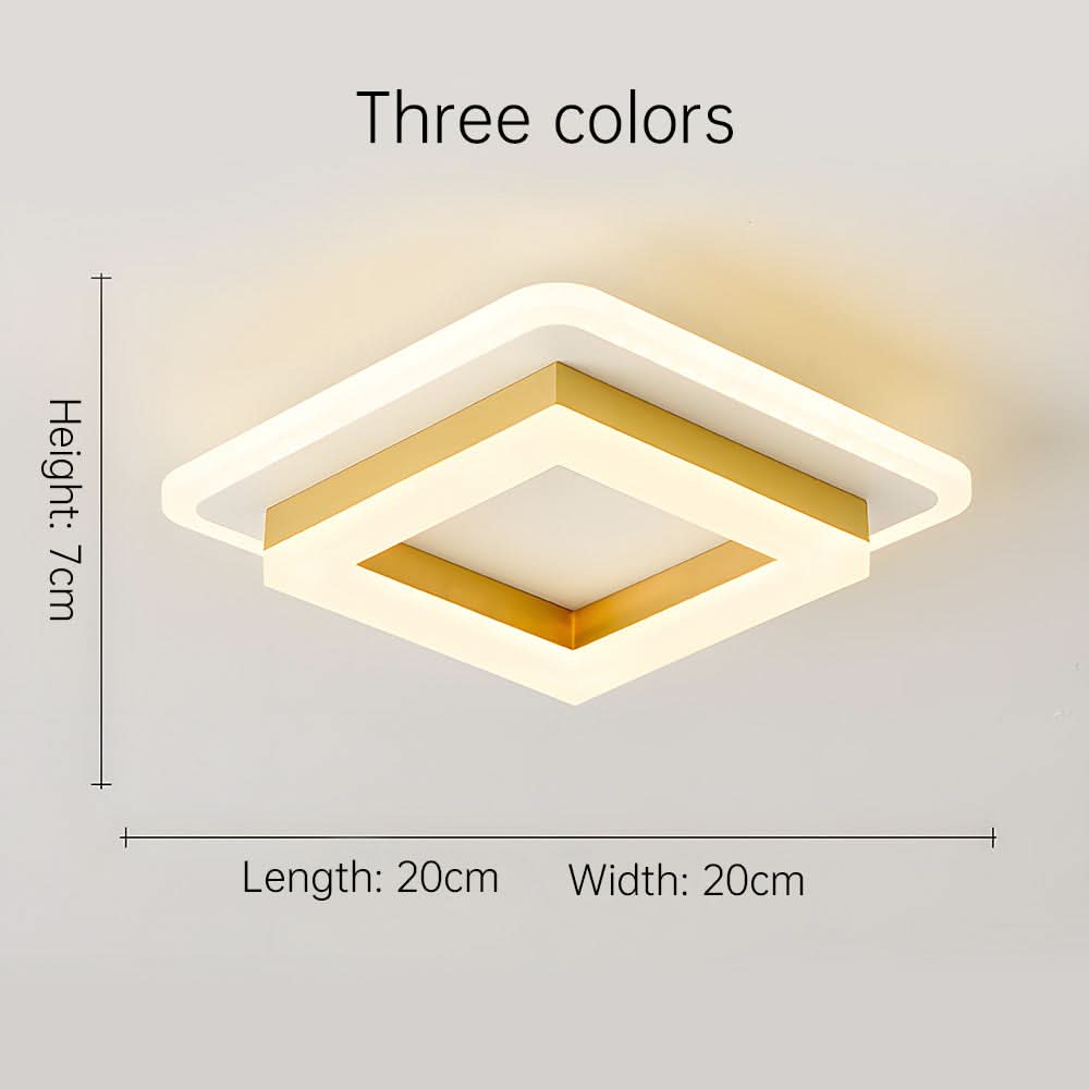 Square LED Ceiling Light for Modern Homes
