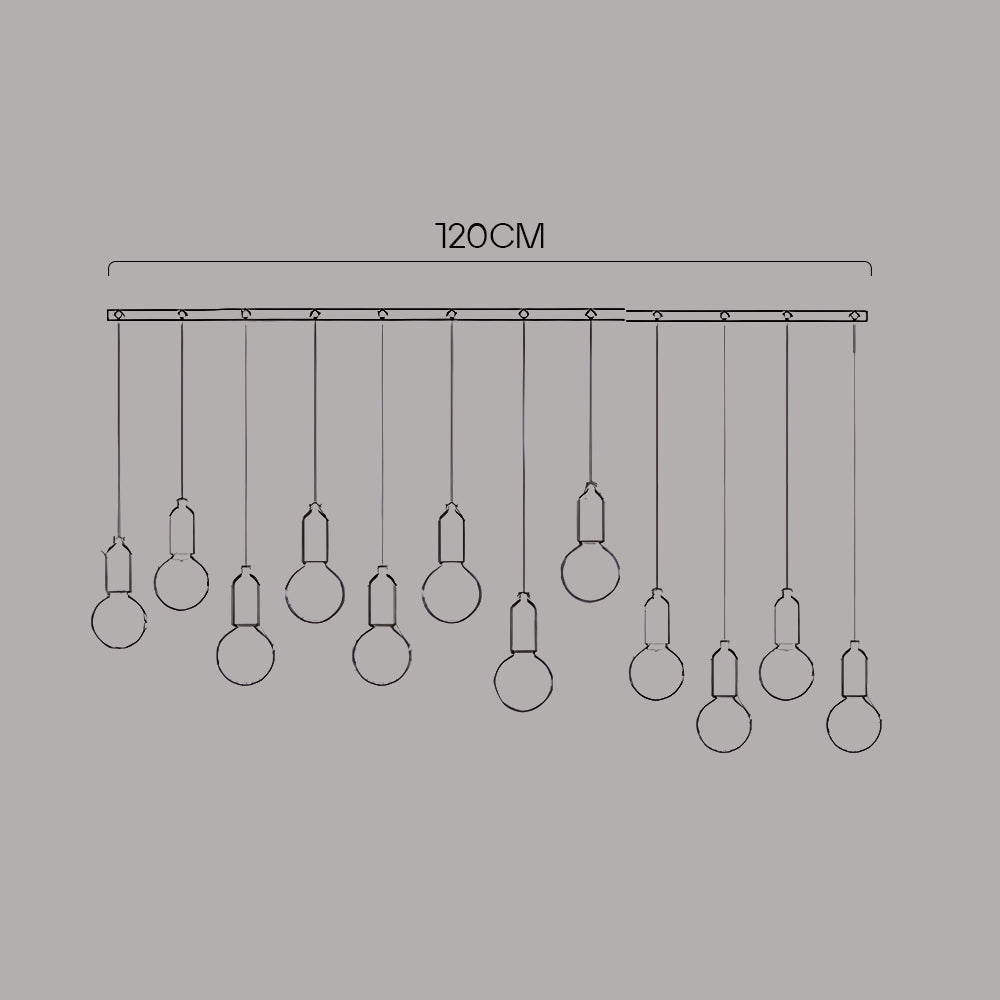 Modern LED Glass Pendant Lights For Living Room | Kalsten