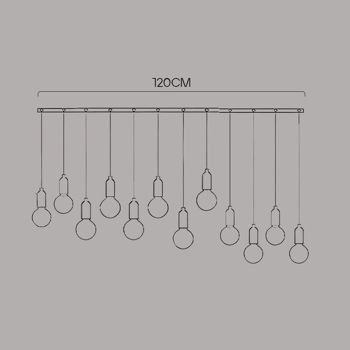 Modern LED Glass Pendant Lights For Living Room | Kalsten