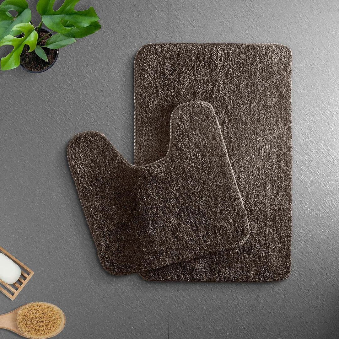 Kalsten | PlushHaven Bath Mat – Ultra Soft Microfiber Non-Slip Mat with Quick Water Absorption