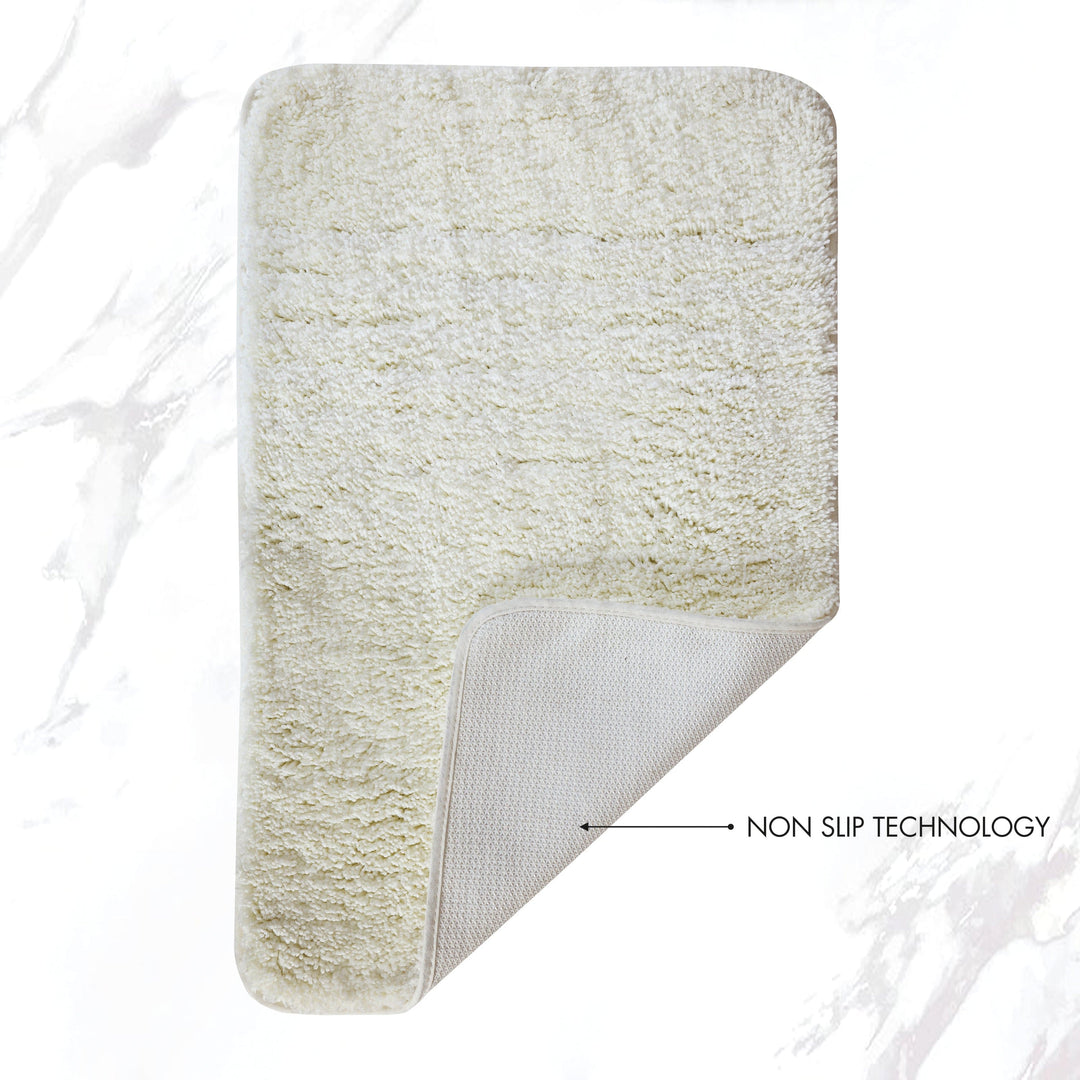 Kalsten | PlushHaven Bath Mat – Ultra Soft Microfiber Non-Slip Mat with Quick Water Absorption