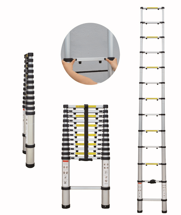 Telescoping ladder 3.2 - 2.9 - 2.6 or 2 meters | Kalsten