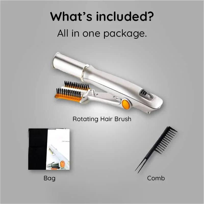 Kalsten | 2-in-1 Rotating Hair Brush for Effortless Styling