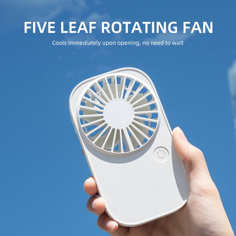 F11 Portable Rechargeable Hanging Neck Fan Cooling Handheld Fan 3 Speeds Desk Fan(Black) | Kalsten