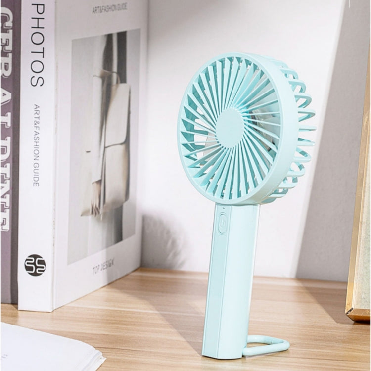 F35 With Hanging Hole Rechargeable Cooling Fan Powerful Handheld Fan 1200mAh Desk Fan(Pink) | Kalsten