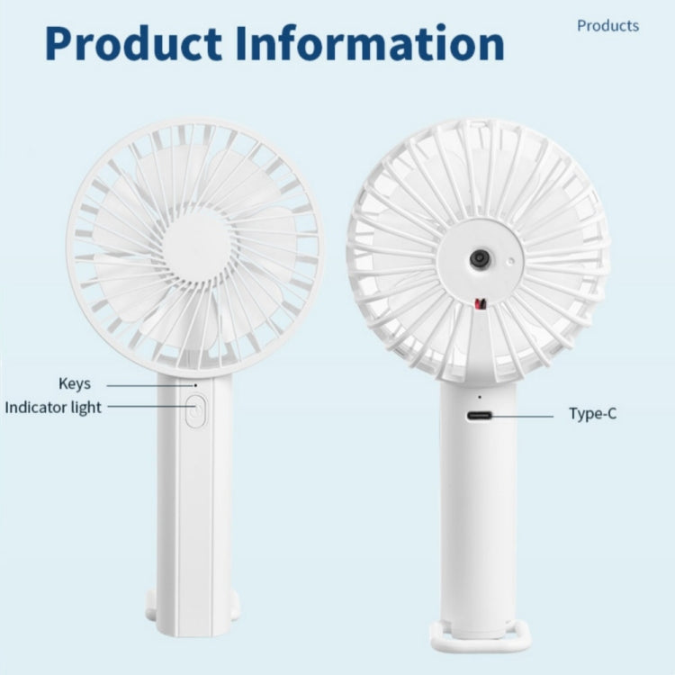 F35 With Hanging Hole Rechargeable Cooling Fan Powerful Handheld Fan 1200mAh Desk Fan(Pink) | Kalsten