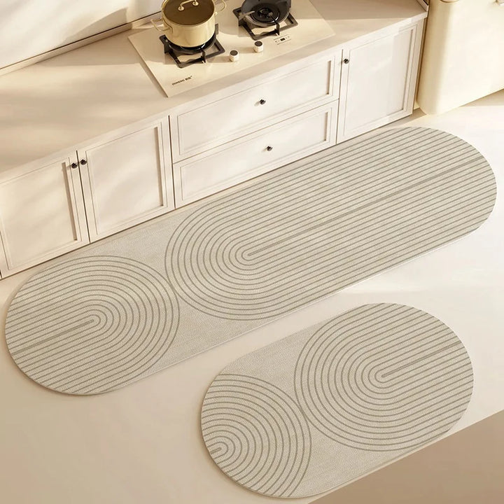SafeStyle Non-Slip Mat for Home – Modern Design & Washable Faux Leather | Kalsten
