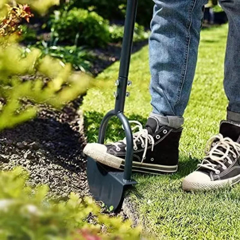 Kalsten | EdgeMaster Lawn Edger | Half-Moon Design with Wavy Edge | Manual Tool for Clean Lawn Edges & Beds