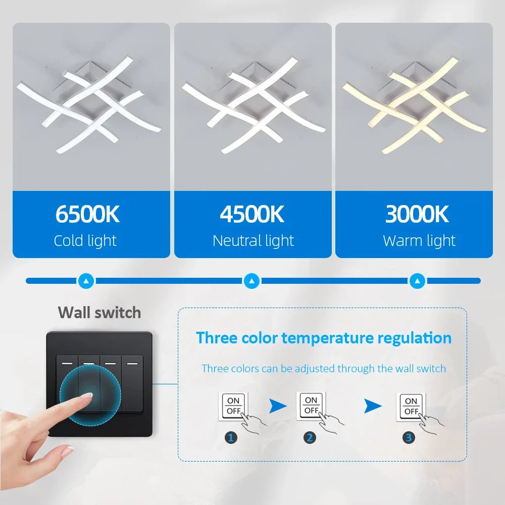 24W Modern LED Ceiling Lights: Illuminate Your Space with Style | Kalsten