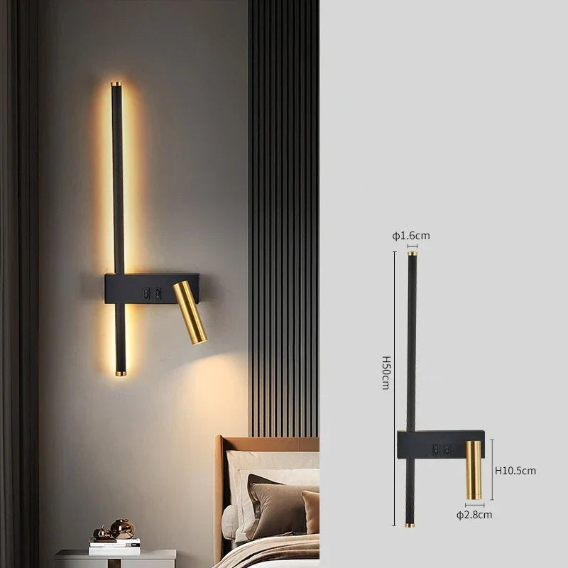 Modern LED Wall Lamp - Nordic Style for Creative Home Decor | Kalsten