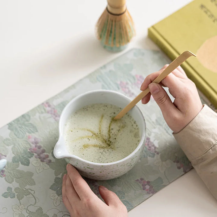 Ceramic Matcha Bowl Set Natural Size Standard High-Quality with Whisk-3