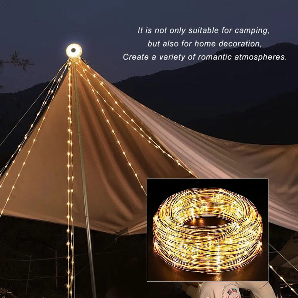 Star String USB Rechargeable Camp String Lights | Kalsten