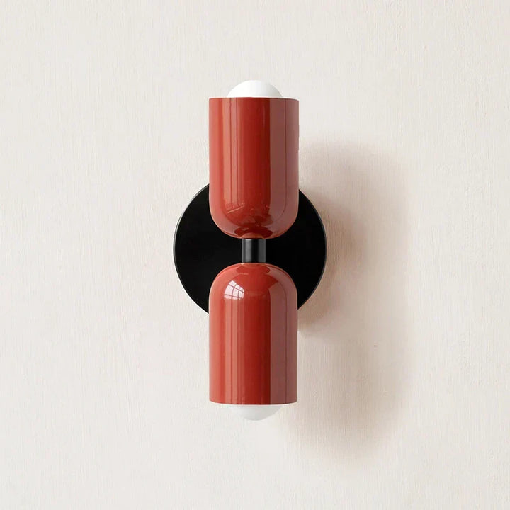 Double Head Wall Lamp Black Base | Kalsten
