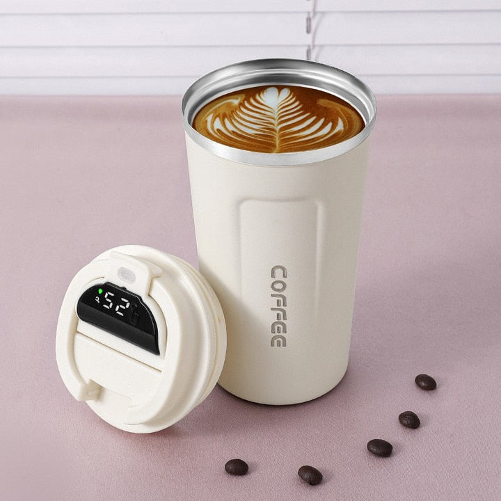 LED Temperature Display Smart Thermos Coffee Mug | Kalsten