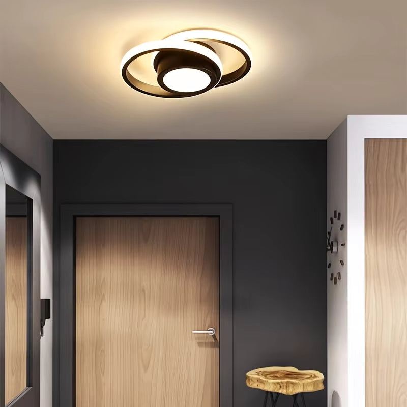 Double Ring LED Flush Mount Ceiling Light