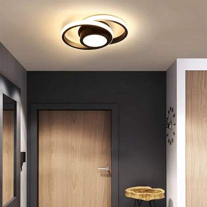 Double Ring LED Flush Mount Ceiling Light
