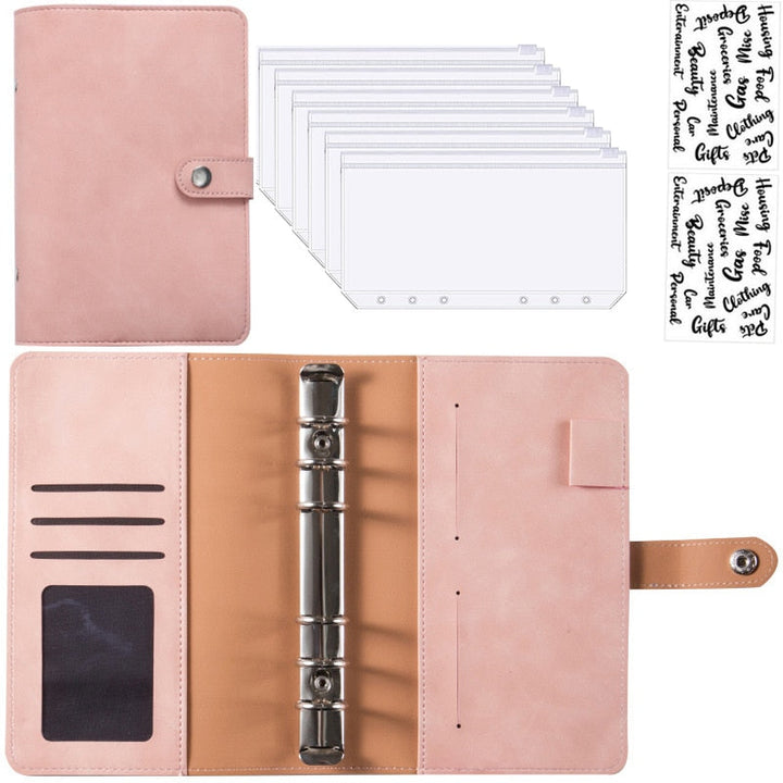 Kalsten | Financial Planner Leather Multi Pocket Bill Organizer Notebook
