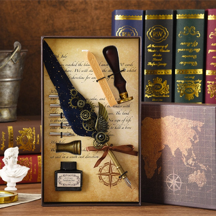 Kalsten | Phoenix Feather Mechanic Calligraphy Pen Set