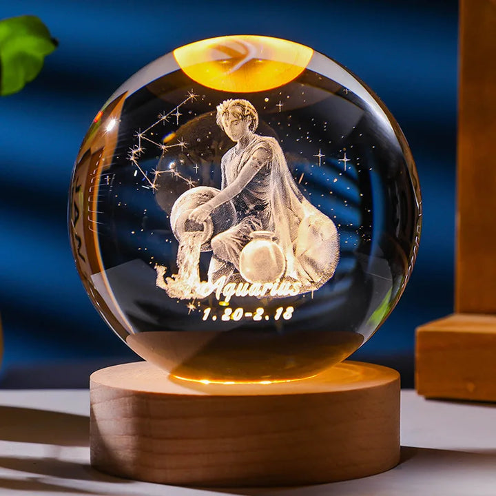 Constellation Crystal Ball Night Light | Kalsten