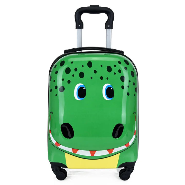 Sydney Kids Suitcase – 3D Animal Trolley with 360° Wheels and Adjustable Handle | Lightweight & Shockproof | Kalsten