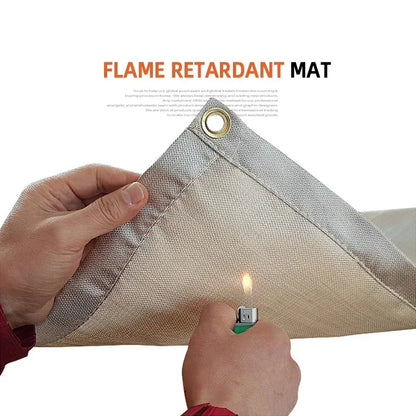 BowLift | Ignisafe Fire Protection Mat | Heat Resistant & Foldable | For Grill & Fire Pit