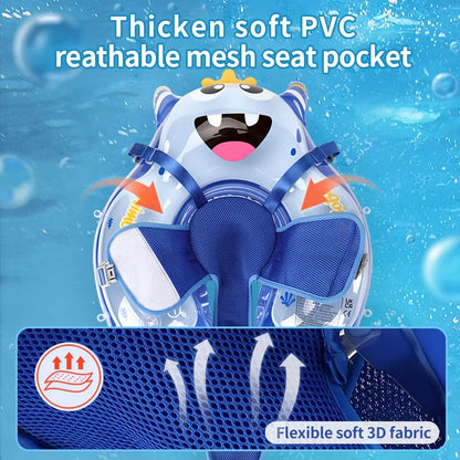 Skanto | Baby Swim Ring AquaBear | Safe Swimming Fun for Babies | For 6-36 Months | Eco-Friendly PVC