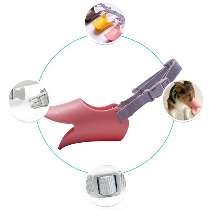 Kalsten | Adjustable Silicone Duckbill Dog Muzzle for Small and Large Dogs