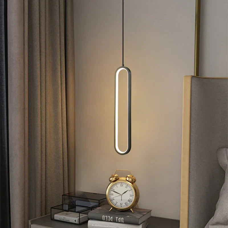 Modern LED Ring Pendant Light | Nordic Luxury Chandelier for Living Room, Bedroom, and Bar | Kalsten