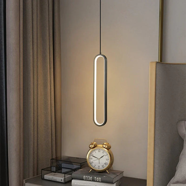 Modern LED Ring Pendant Light | Nordic Luxury Chandelier for Living Room, Bedroom, and Bar | Kalsten