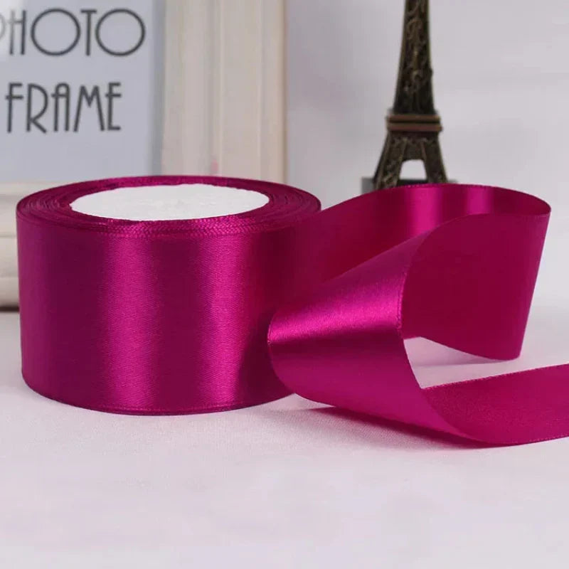 Luxury Satin Gift Wrapping Ribbon – 4-Roll Set
