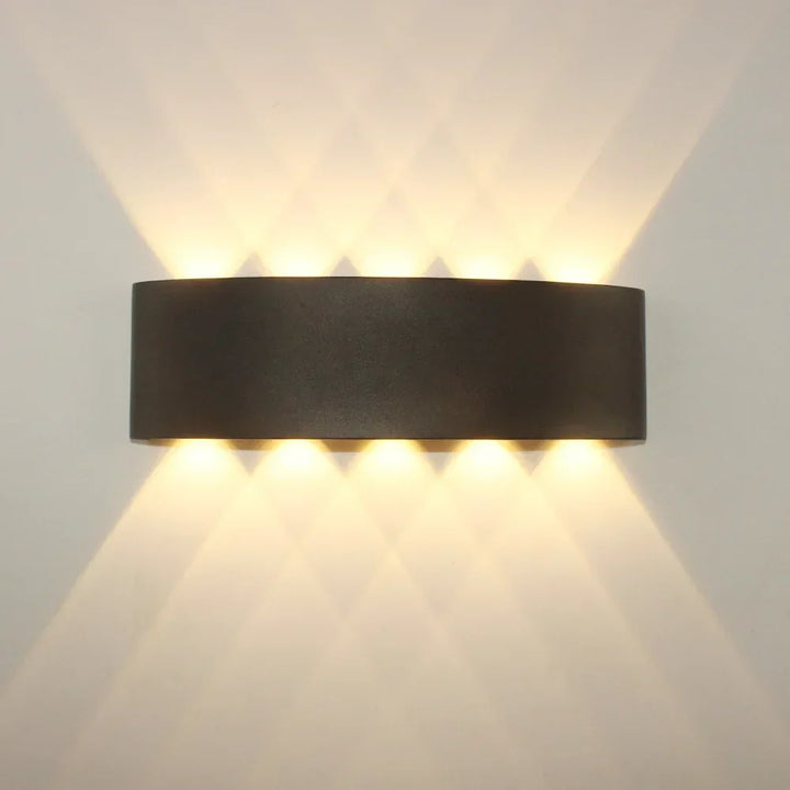 Body Motion Sensor Wall Light Waterproof Outdoor LED Wall Sconce Up Down Glowing Lamps Garden Yard Induction Corridor Wall Lamp | Kalsten