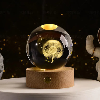Skanto | Glowing 3D Crystal Night Light – Unique Gifts for All Occasions