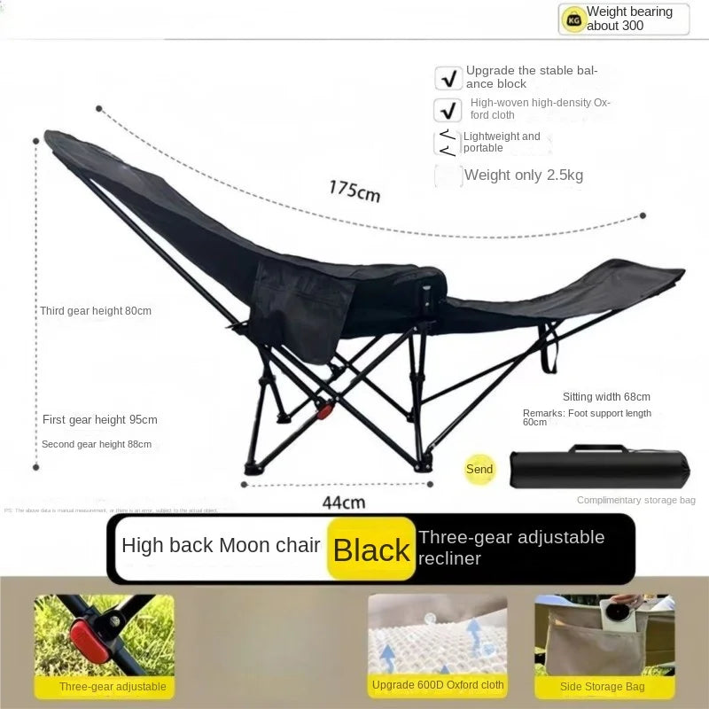 Relax Everywhere Reclining Outdoor Lounge Camping Chair | Kalsten