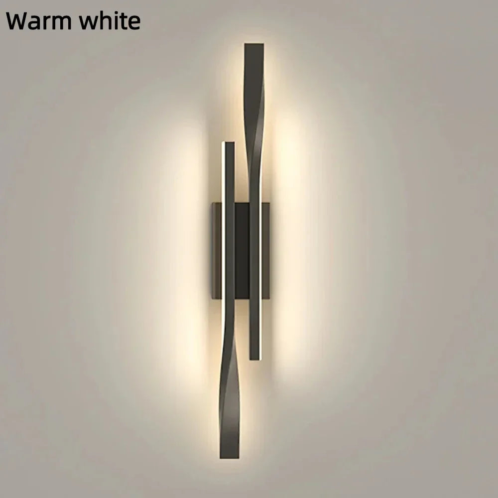 Modern LED Long Strip Wall Lamp – Luxury Creative Bedside & Living Room Light, Simple Nordic Design for Bedroom, TV Wall, and Interior Decoration | Kalsten