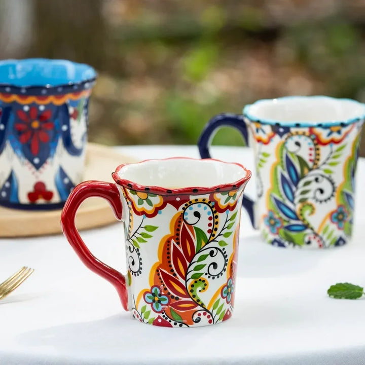 Bohemian Blossoms Coffee Mug | Kalsten