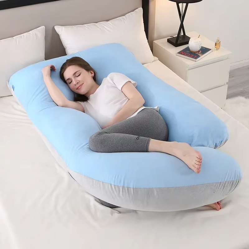Kalsten | J-Shaped Maternity Support Pillow for Side Sleeping and Breastfeeding