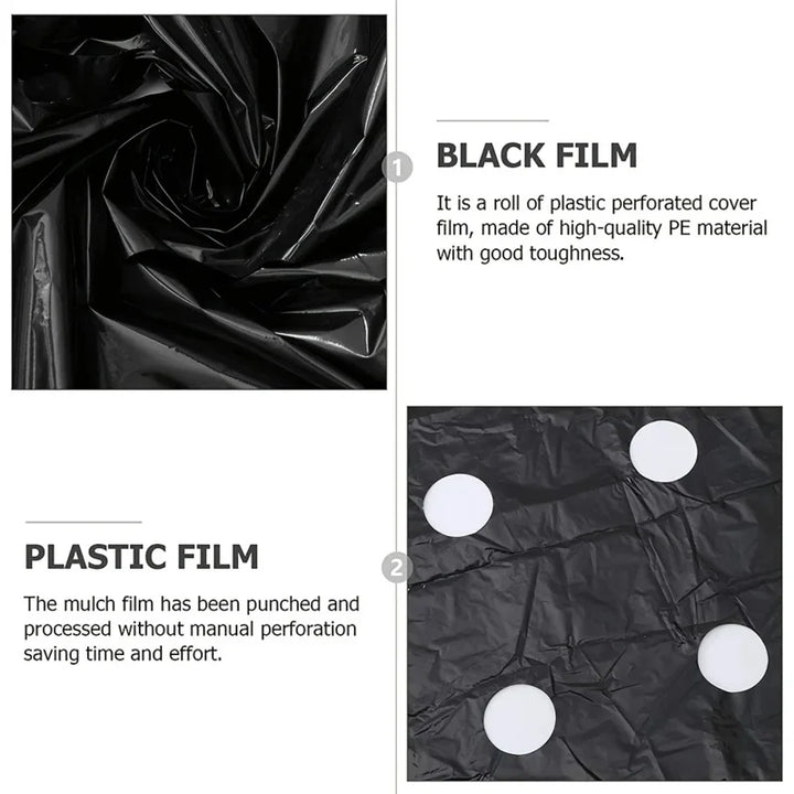 Kalsten | AgroShield Weed Fabric | Black Mulch Film | Plant Protection & Yield Increase | Ideal for Greenhouses